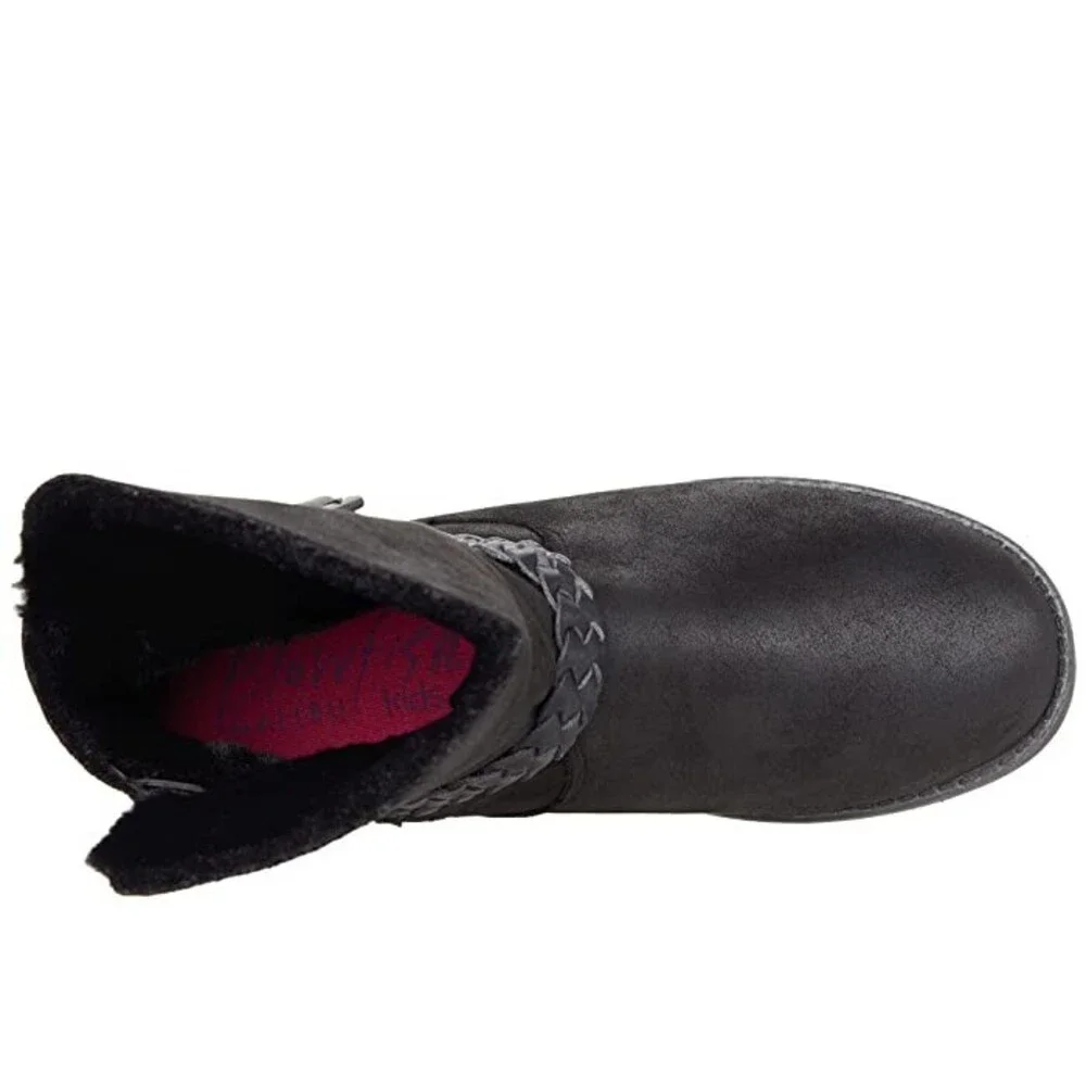 Blowfish Malibu Keswick-B-K SHR Bootie Little Kid 13 Black Leather Boots KHD802